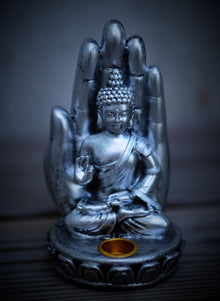  Rökelsehållare Buddha i hand