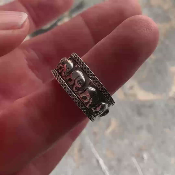 Spinner ring Elefant