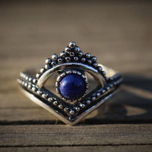  Ring Drottning lapiz lazuli - Happy Hippie