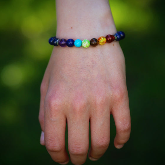 Armband chakra Lapis lazuli i presentförpackning - Happy Hippie