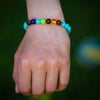 Armband chakra Turkos i presentförpackning - Happy Hippie